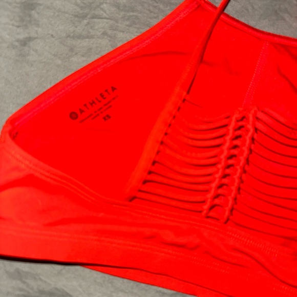 Xs Red/orange Athleta Bra - Picture 3 of 3